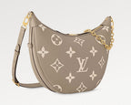 LOOP HOBO 38 BICOLOR MONOGRAM EMPREINTE LEATHER GOLD HARDWARE