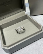 MOVE LINK DIAMOND PAVED RING