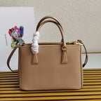MEDIUM GALLERIA 28 BROWN SAFFIANO LEATHER