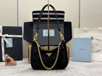 Pra Velvet Hobo Black Should Bag 267179