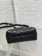 CD Jolie Top Handle Mini Chain Bag 19cm Black Cowhide