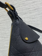 CD VOYAGE Handbag 34cm Black Cowhide