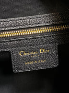 CD VOYAGE Handbag 34cm Black Cowhide