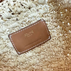 Celin CABAS TRIANGLE Grass Raffia Woven Handbag 126451