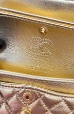 CC 25A Super Mini Bag 12.5cm Gold Lambskin