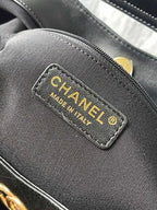 CC 25A Tote Bag 33cm Black Suede