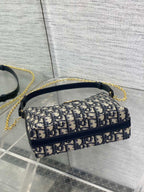 CD Shoulder Bag 19cm Monogram Oblique Fabric GHW