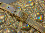 CD Pearl Chain Bag Laser Gold 21cm Lambskin