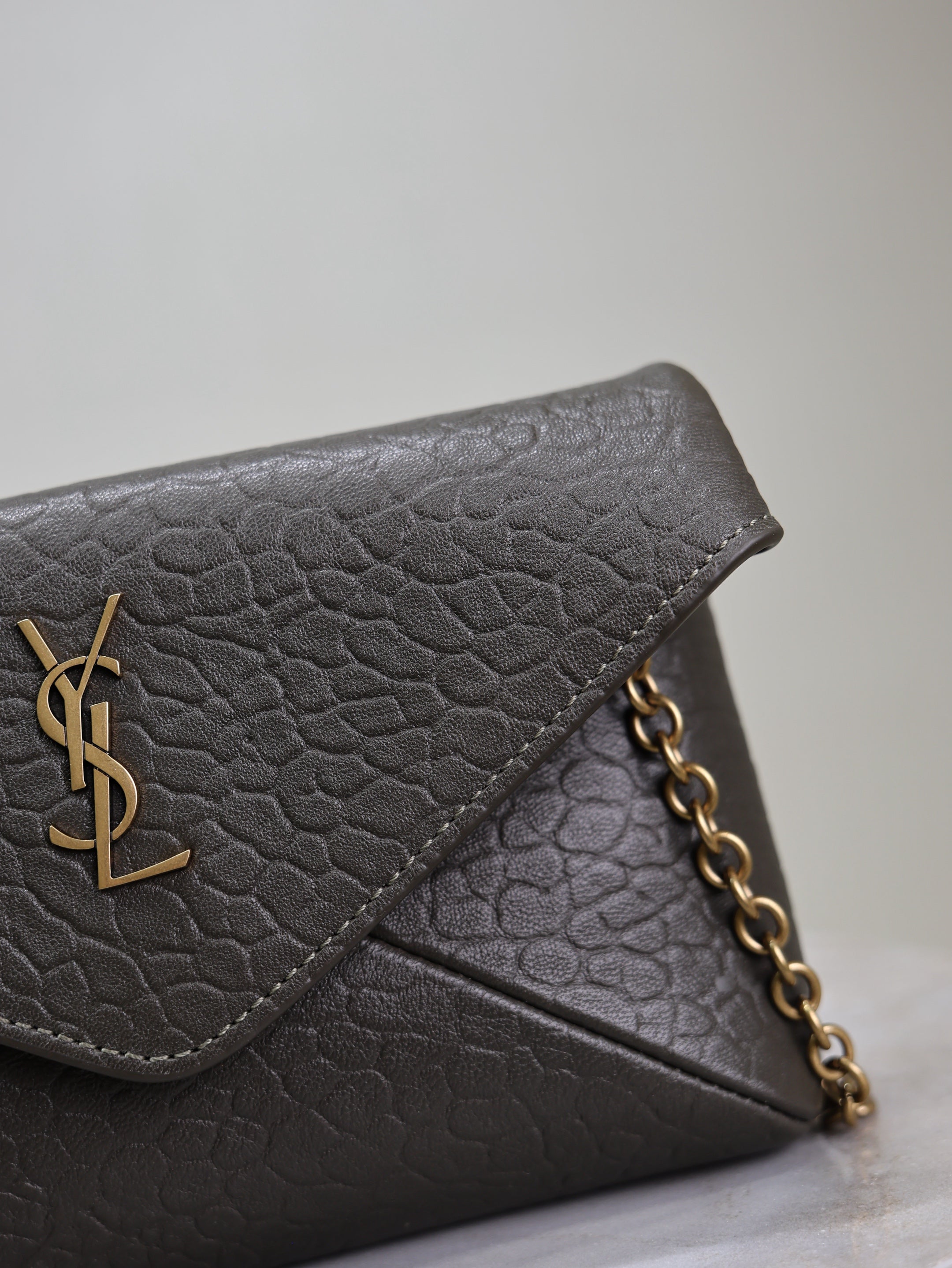 Cassandre Mini Bag 19cm Chocolate Lambskin GHW