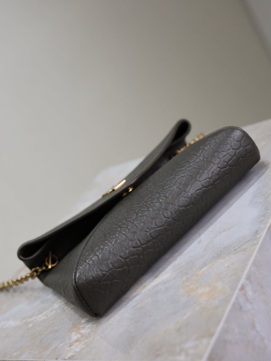 Cassandre Mini Bag 19cm Chocolate Lambskin GHW