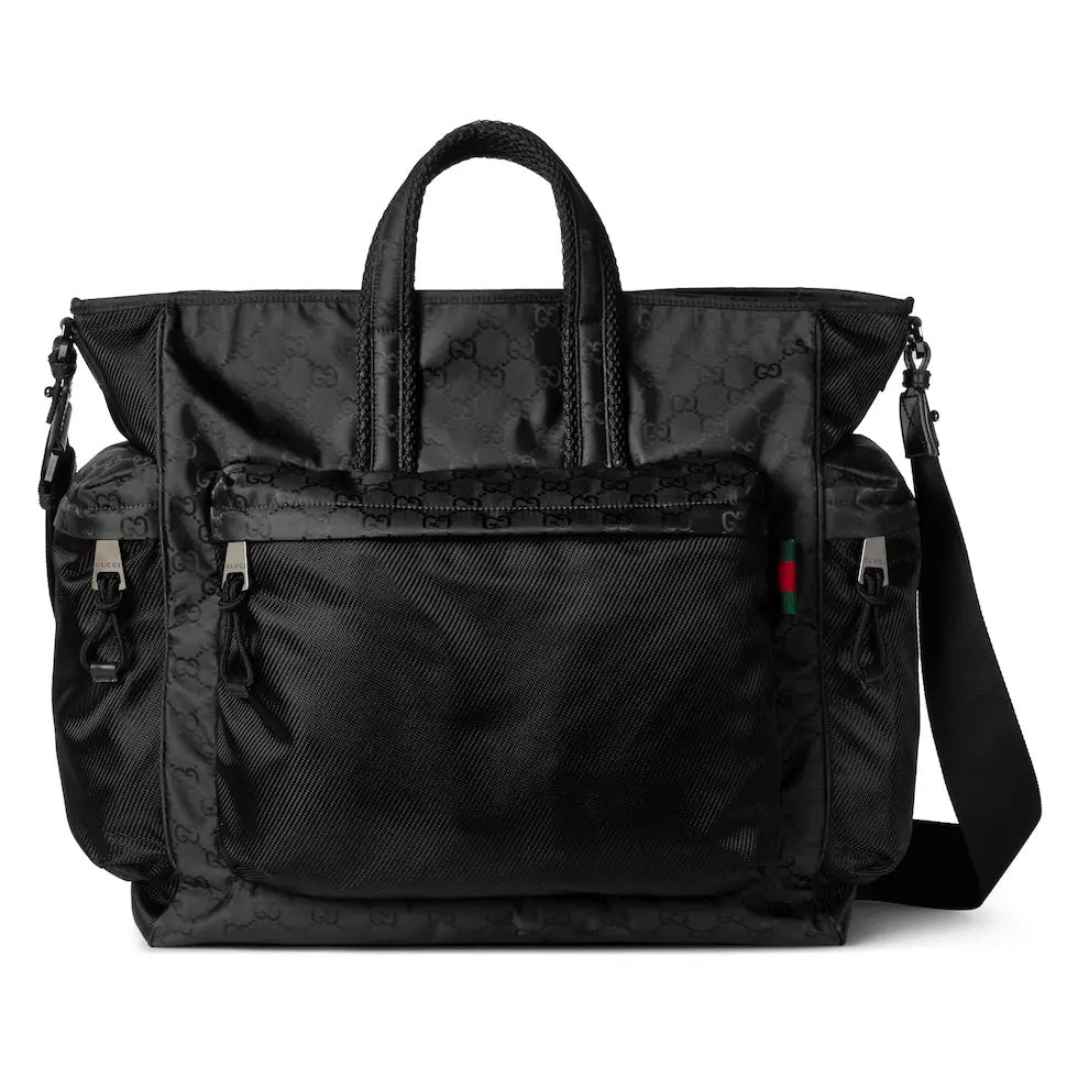 GG Nexus Large Tote Bag 39cm Black Nylon