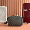 GG Ophidia Small Shoulder Bag 24cm Dark Grey GG Supreme Canvas