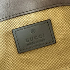 GG Marmont Double-G 16.5cm Gray Suede