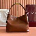 GG 25FW Beatrix Handbag 35cm Brown Calfskin GHW