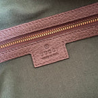 GG 25FW Beatrix Horsebit Handbag 40cm Brown Canvas GHW