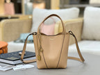 Chloe Spin Tote Bag Small 18cm Beige Calfskin 272304
