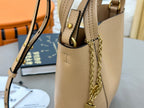 Chloe Spin Tote Bag Small 18cm Beige Calfskin 272304