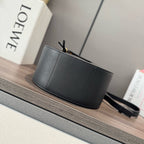 Loewe Hammock 21 Handbag in Black Calfskin 274143