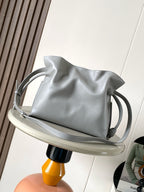 Loewe Flamenco Clutch Medium 30 Light Grey Nappa Lambskin