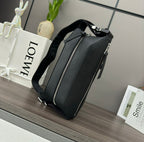 Loewe Classic 32cm Waist Bag Black Calfskin Leather 274662