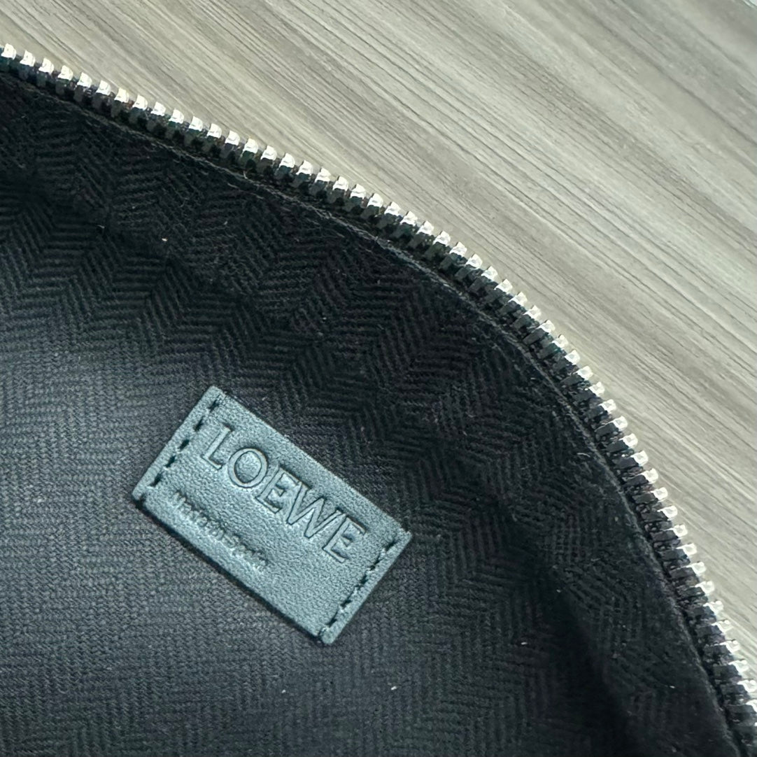 Loewe Classic 32cm Waist Bag Black Calfskin Leather 274662