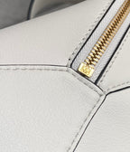 LOE Puzzle Hobo 29cm in Classic White Calfskin 274282