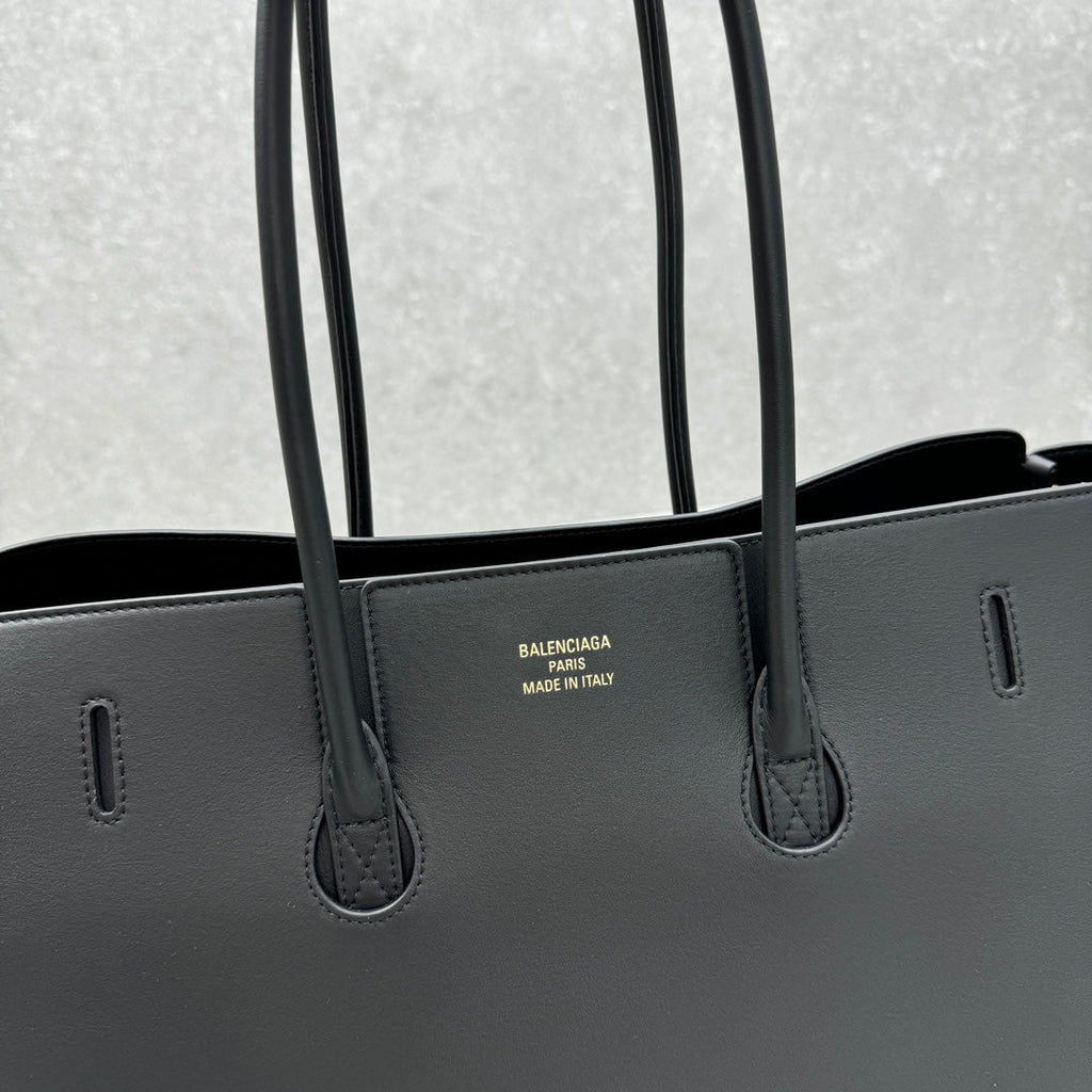 Bel Air Carry All Bag 30 in Black Nappa Lambskin Silver Hardware