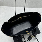 Bel Air Carry All Bag 30 in Black Nappa Lambskin Silver Hardware