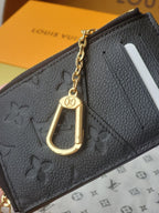 LV Recto Verso Card Holder Black Monogram Canvas 274739