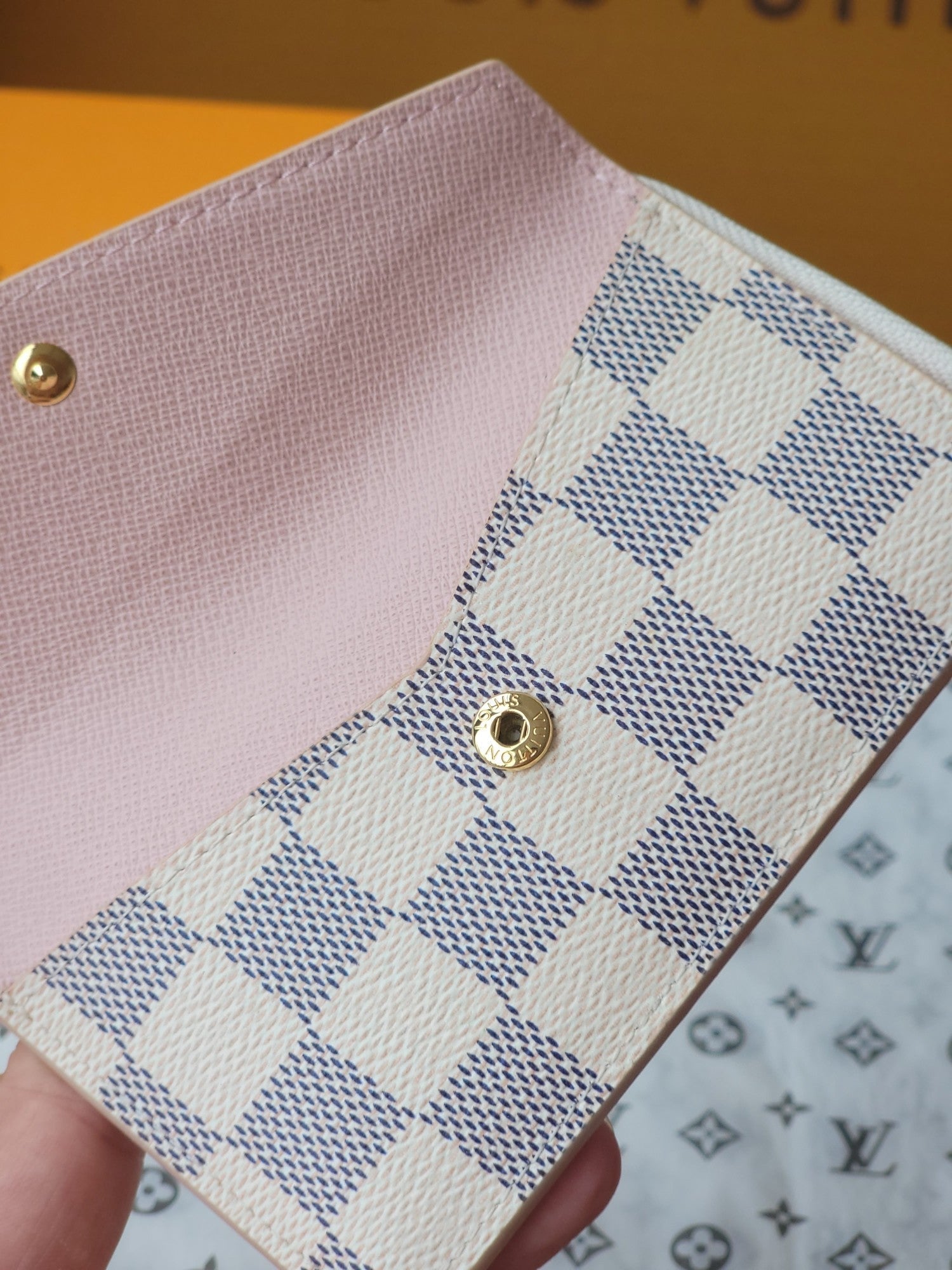 LV Recto Verso Card Holder Pink Monogram Canvas 274743