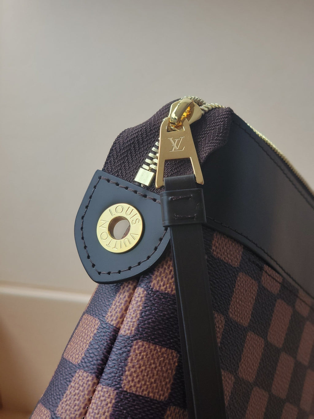 LV Doll Collaboration Handbag Brown PVC Fabric with Leather 274750