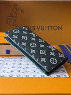 LV Brazza Wallet 19 Dark Grey Calfskin 274805