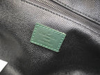 LV Cosmetic Bag 24 Dark Green Monogram Canvas Cowhide 274808