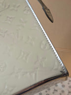 LV Mirrored Clutch Silver Monogram Canvas 274812