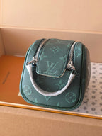 LV Dopp Kit Toilet Pouch Dark Green Monogram Canvas 274856