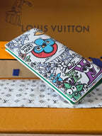 LV Brazza 19 White Colorfull Monogram 274894