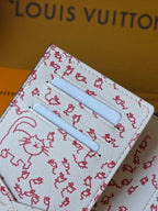 LV  New Cat Passport Holder Brown PVC Monogram Fabric paired with Cowhide 274996