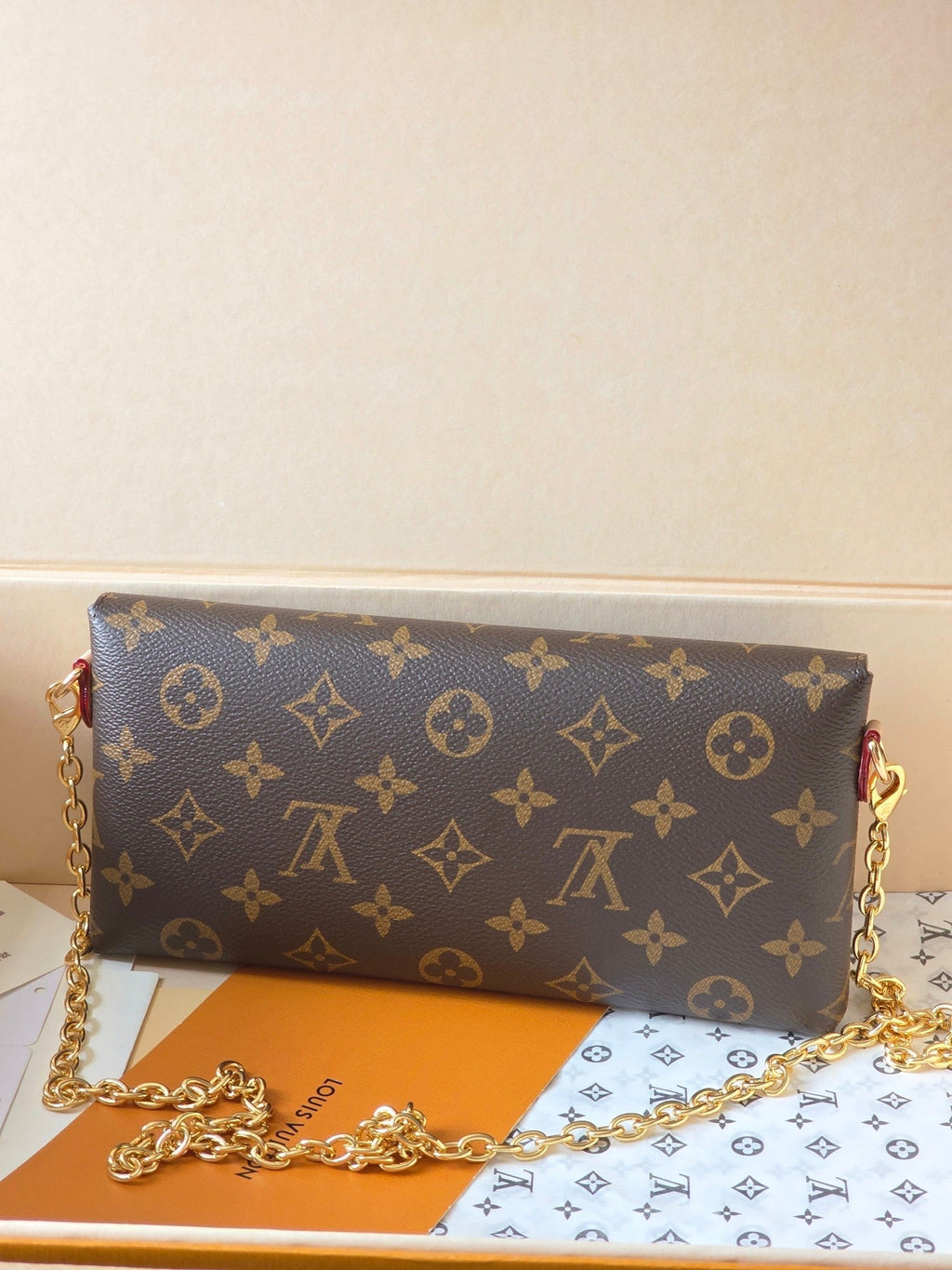 LV Cat Chain Bag Brown Monogram Canvas 274998