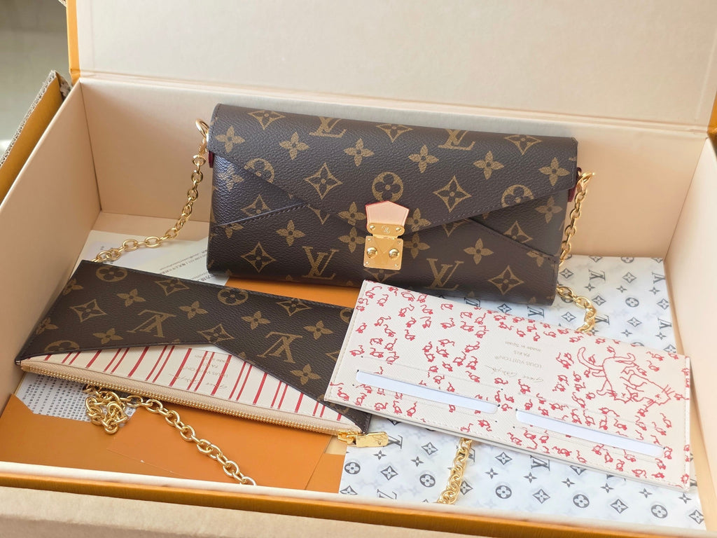 LV Cat Chain Bag Brown Monogram Canvas 274998