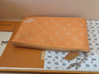 LV Pochette Accessoires Yellow  PVC Fabric with Leather 275164