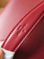 LV Nice Nano Cosmetic 20 Bag Burgundy Epi Leather 275224