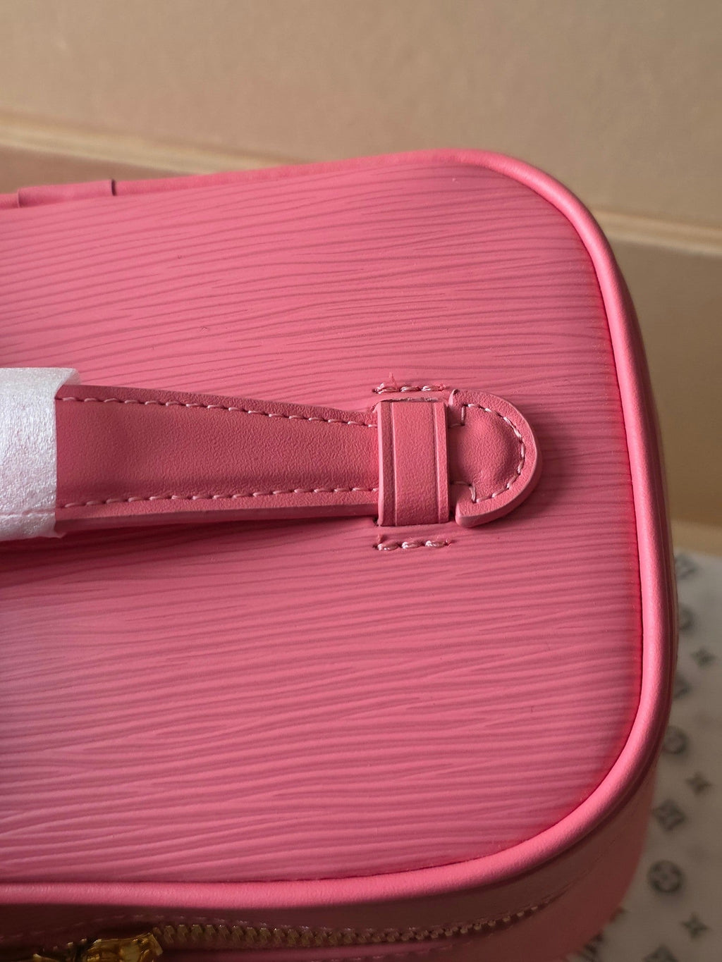 LV Nice Nano Cosmetic 20 Bag Pink Epi Leather 275225