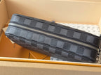 LV Pochette Kasai Clutch Brown PVC Fabric with Cowhide 275280