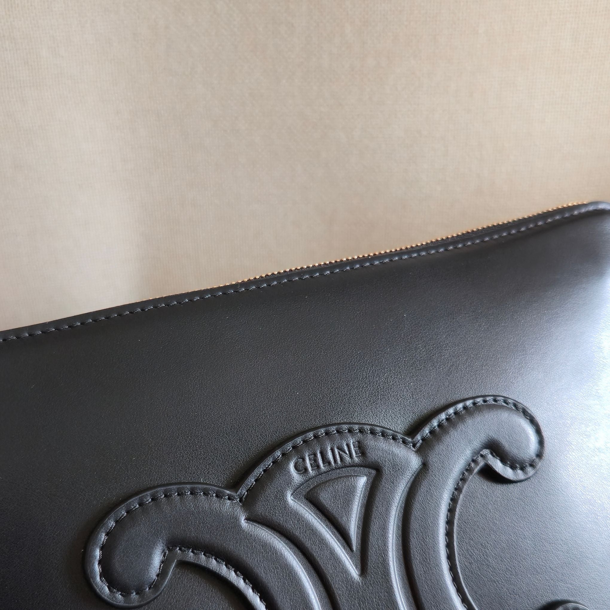 Celine Hot-Selling Black Clutch Bag in Cowhide 276332