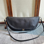 Celine Half Moon Black Bag In Lambskin 276271