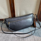 Celine Half Moon Black Bag In Lambskin 276271