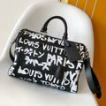 LV Speedy Bandoulière 30 Handbag Black in Monogram on Cowhide 278118