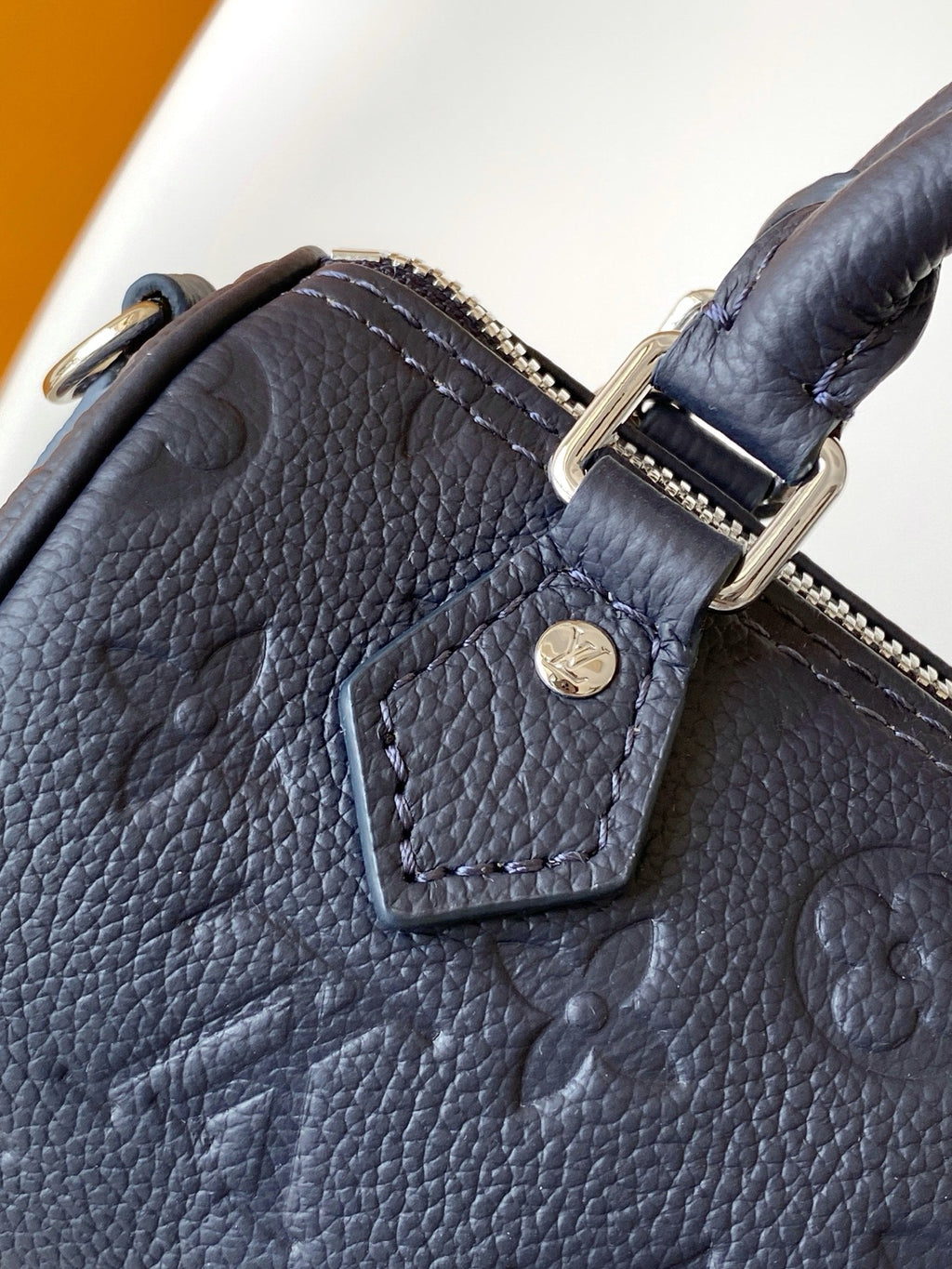 LV M26510 Nano Speedy Bag 10 Pearl Blue Monogram in Leather 278115