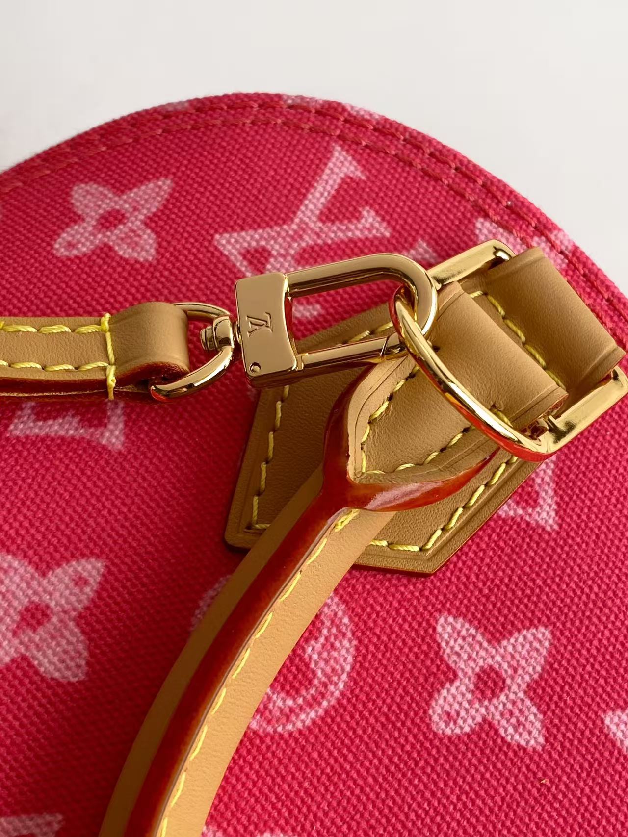 LV M28272 Alma BB Fuchsia Monogram Canvas