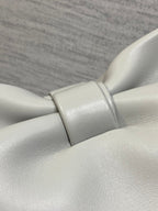 Dior 26 Bow Chain Bag in Light Gray Lambskin